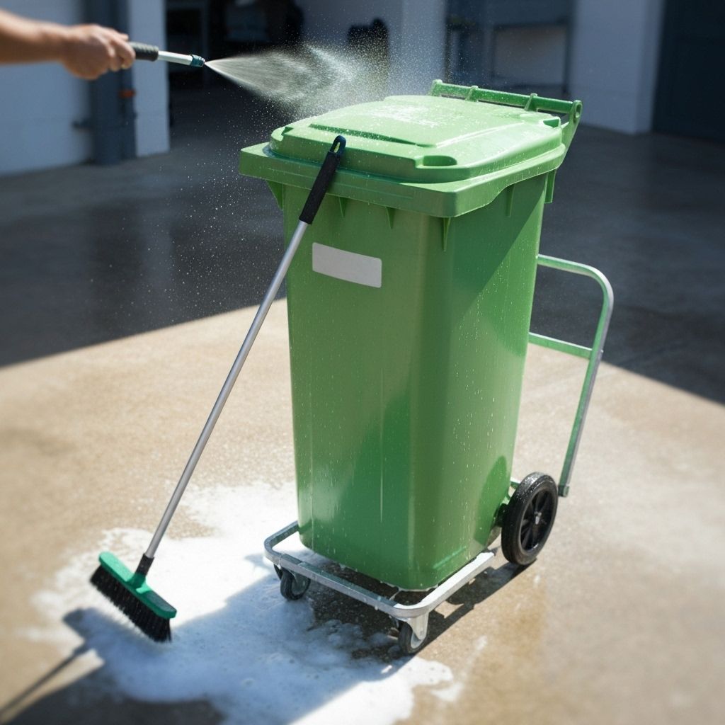 Professional bin cleaning